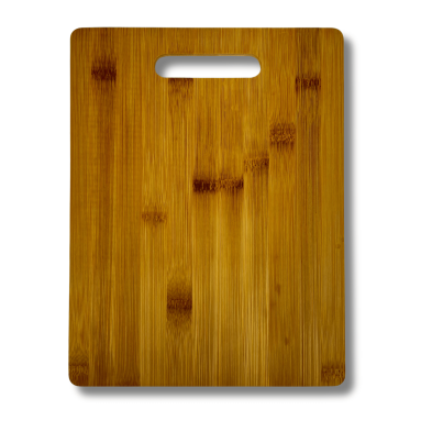 Tabla en Madera de Bambú Para Cocina Apto Para Cortar Con Asa Resistente y Duradera