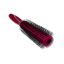 Cepillo Para Cabello Riso de Silicona Negro Gris y Fucsia