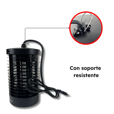 Lampara Antimosquitos de 4W Cobertura de 20m² Negro