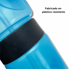 Botella de Agua Portátil Para Mascotas 500ml Azul y Negro